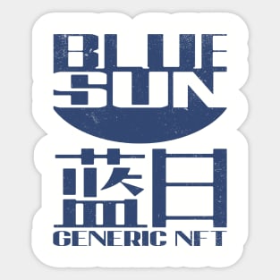 Blue Sun NFT Sticker
